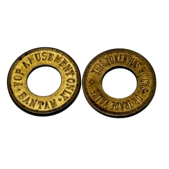 Tokens Metal Lot 18 No Cash Value Exonumia Amusement Car Wash - Picture 4 of 12